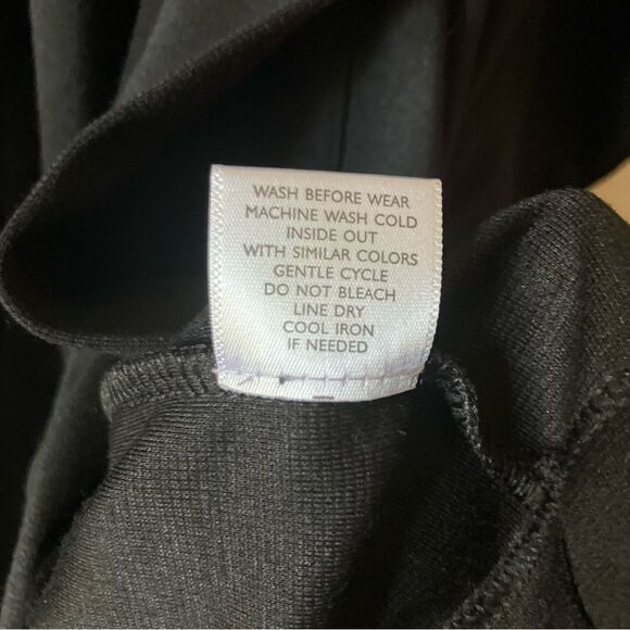 Natori Black Casual Lounge Minimalist Contemporary Open Front Kimono Cardigan S - Picture 5 of 5